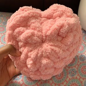 handmade heart cushion